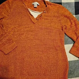 Christopher & Banks Womens Burnt Orange Sweater Size Medium